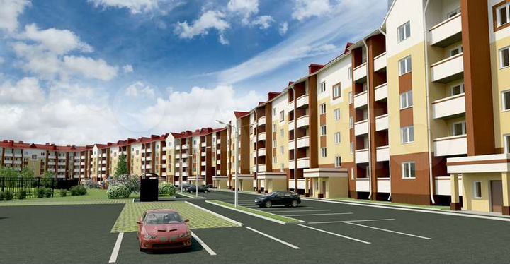 2-к. квартира, 54,6 м², 5/5 эт.