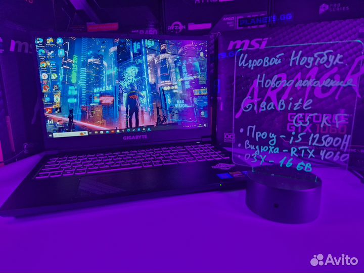 Мощный игровой ноутбук: i5-12500H/RTX 4060