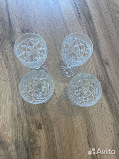 Рюмки хрустальные 4 шт
