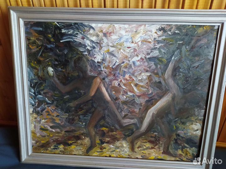 Картина маслом на холсте в раме