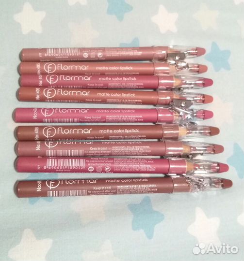 Карандаши для губ помада форма flormar