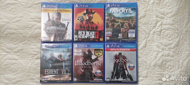 Диски, игры PlayStation 4,5