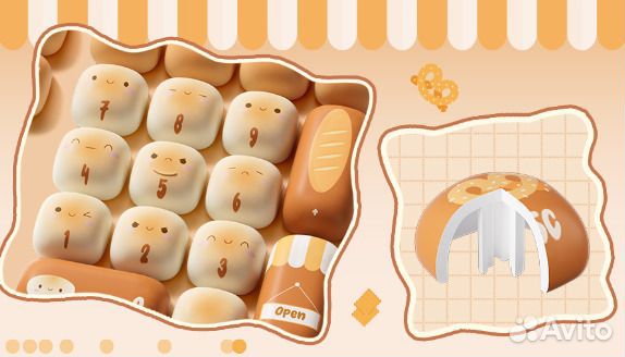 Механическая клавиатура Monsgeek MG108B Bun Wonder