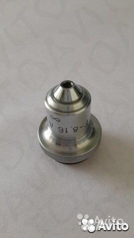 Микроскоп объектив F-8.16 A-0.37 ломо