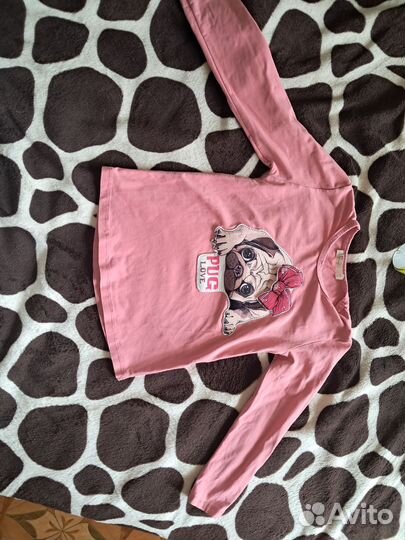 Лонгсливы на девочку 104