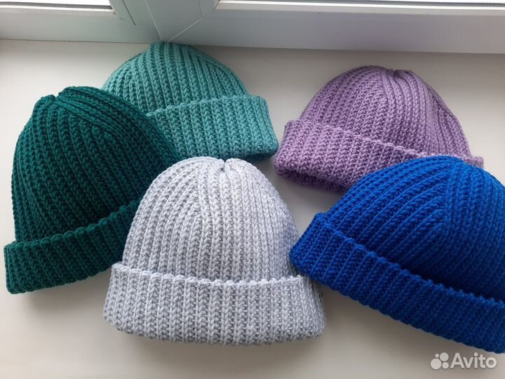Шапочки Бини ручной работы