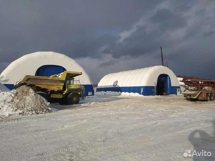 Быстровозводимый пневмоангар. Надувной ангар