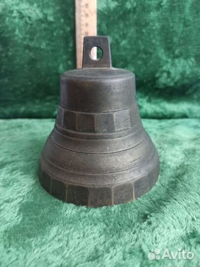 Колокольчик старинный с серебром #4