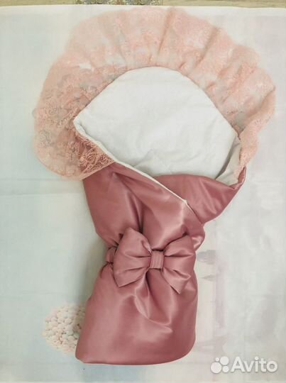 Новые Атласные конверты с кружевом на выписку