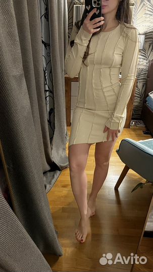 Платье - мини обтягивающее