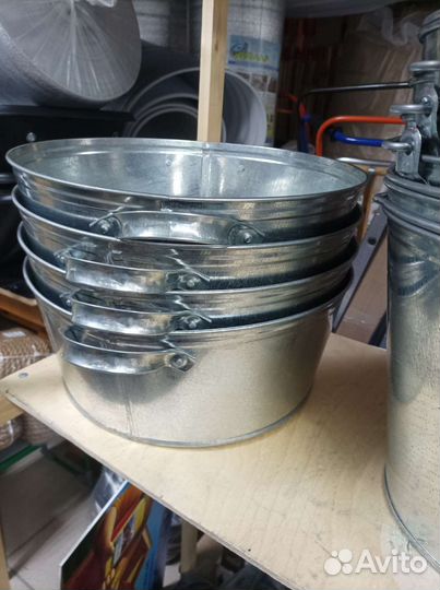 Таз оцинкованный 13 литров