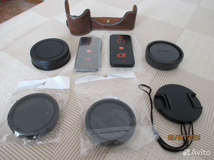 Аксессуары для Canon,Sony, бленды, чехол, крышки