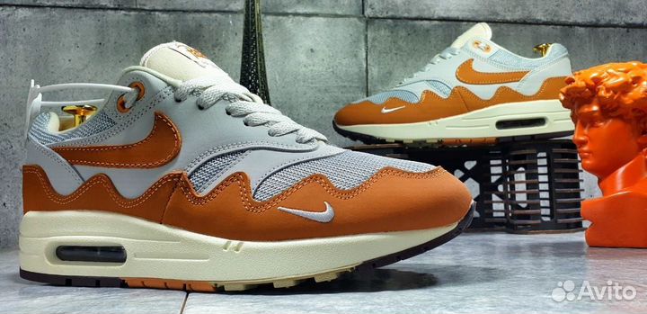 Мужские кроссовки Nike Air Max 1 Patta Monarch