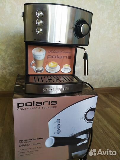 Кофеварка рожковая Polaris pcm 1520 ae