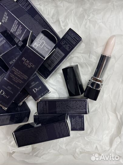 Помада dior rouge бальзам для губ прозрачный 000