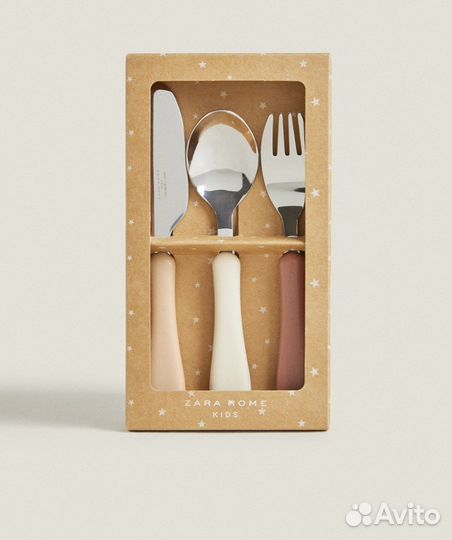 Набор ложка вилка zara home зара хоум детский