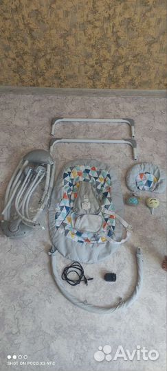 Колыбель с электрической системой укачивания Svea