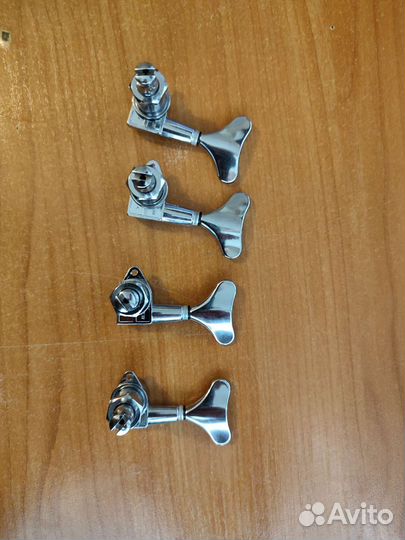 Колки басовые Grover 4 (США) в ряд хром