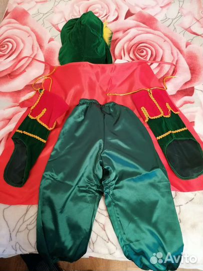 Костюм новогодний кот в сапогах рост 128 см