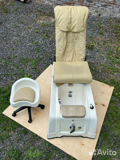 Педикюрный SPA комплекс с массажем + стул мастера