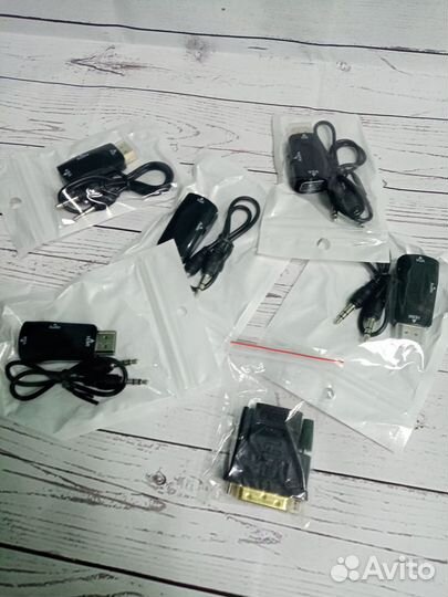Переходник hdmi на VGA + AUX (DVI-hdmi)