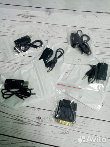 Переходник hdmi на VGA + AUX (DVI-hdmi)