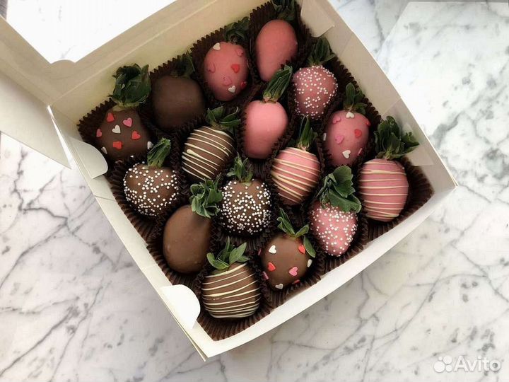 Вкусная клубника в бельгийском шоколаде доставка