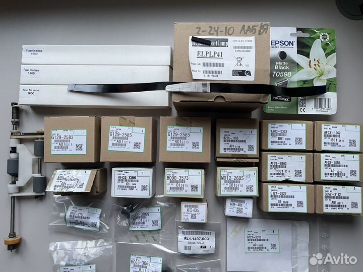 Запчасти для оргтехники и принтеров. Новые