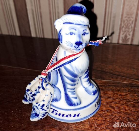 Тигрёнок гжель