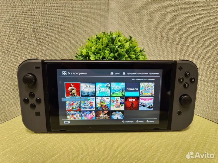 Прошитый Nintendo Switch rev.2 (чип PicoFly) 160gb