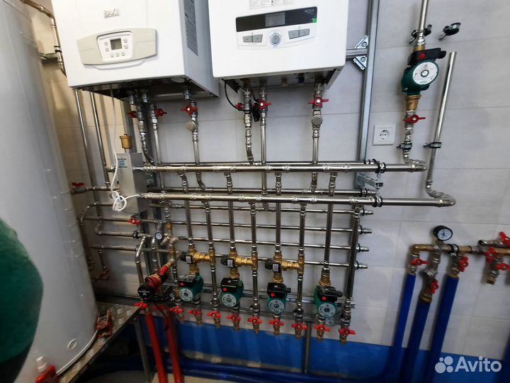 Монтаж отопление водоснабжение