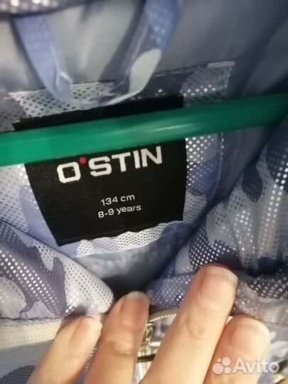 Зимний пуховик на девочку 134 ostin