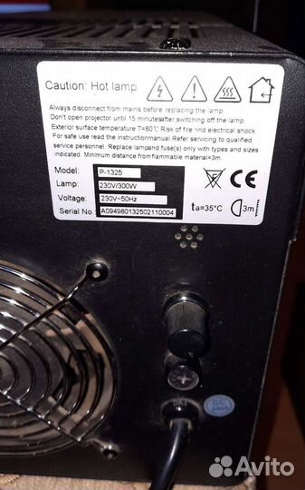 Светомузыка Euro Dj P-1325 300W Полицвет Mic Линза