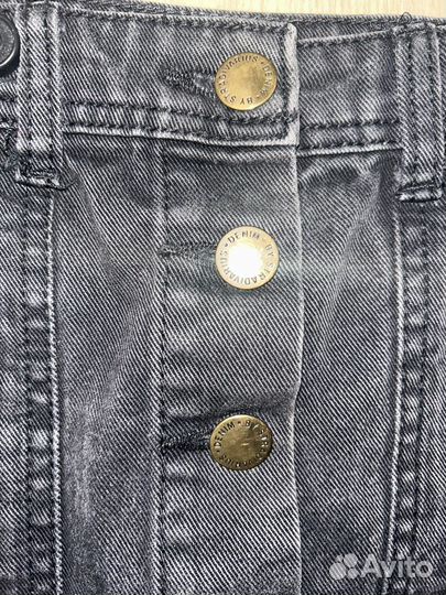 Джинсовая юбка stradivarius