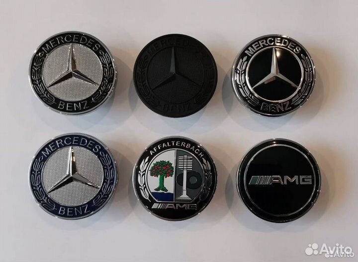 Эмблемы, значки на капот Mercedes 57mm