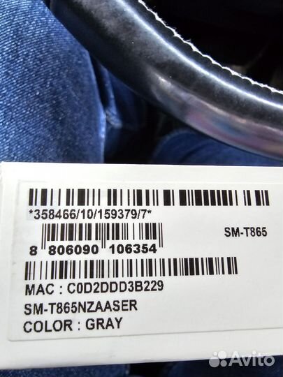 Планшет samsung galaxy tab s6 SM-T865