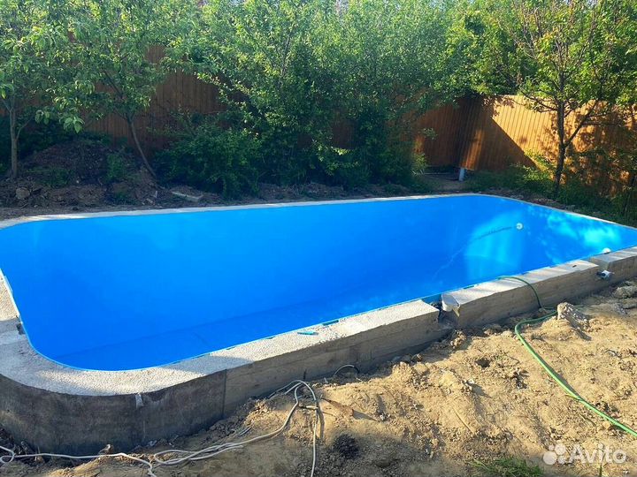 Бассейн из пластика 8x3