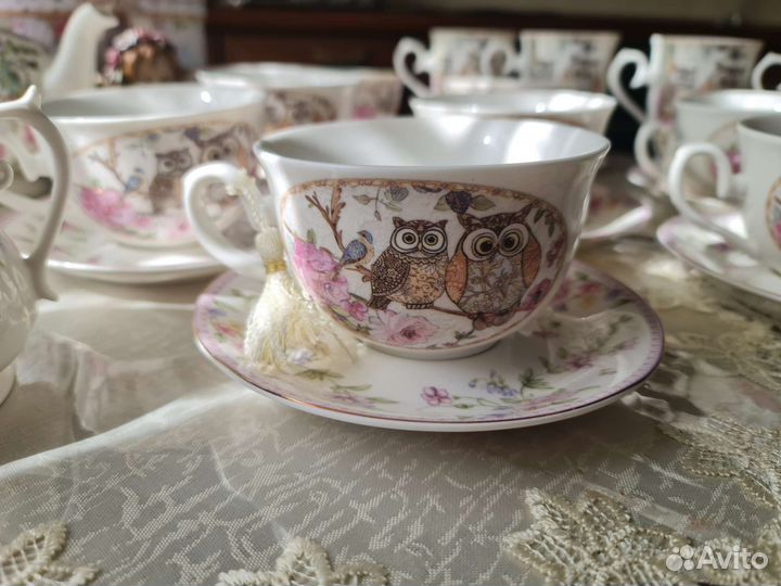 Сервиз чайный Сова