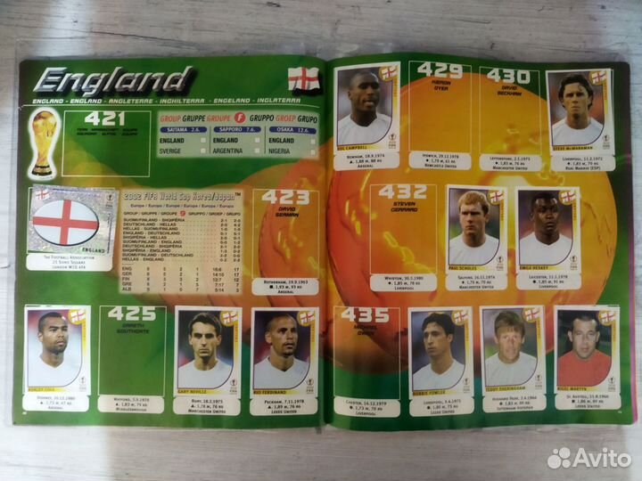 Альбом с наклейками Panini Korea Japan 2002 World