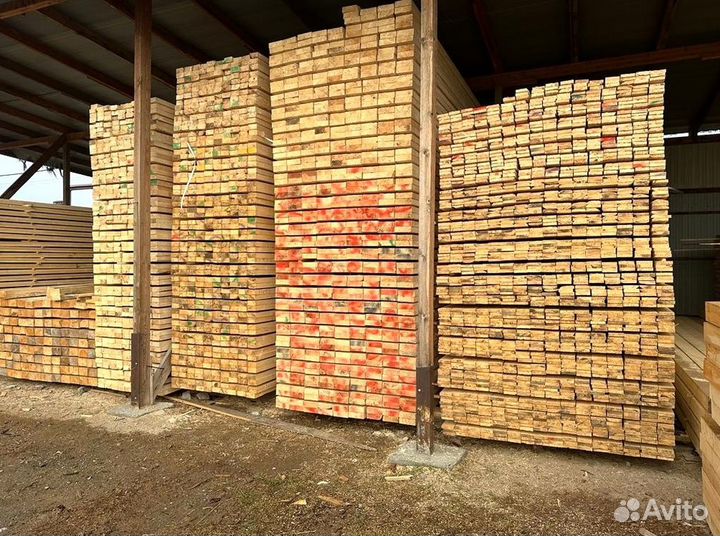 Доска обрезная 50x100x3м
