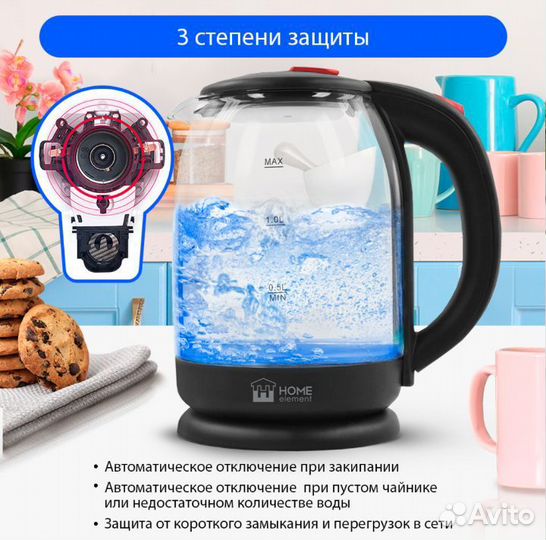 Чайник электрический новый