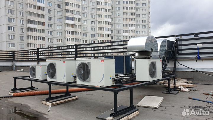 Установка холодильного оборудования, монтаж камер