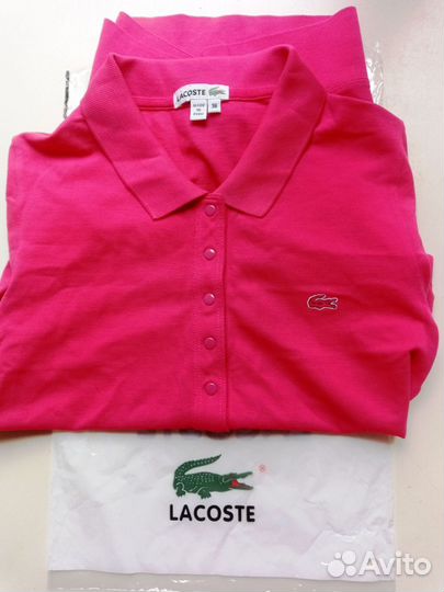 Теннисное платье-поло lacoste р.36 (42 RU) оригина