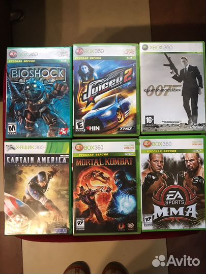 Игровые диски на xbox 360