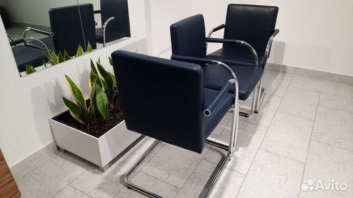 Конференц стулья vitra visasoft (синие)