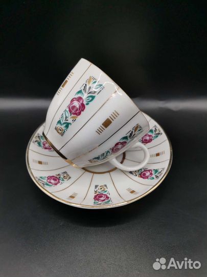 Кофейная пара Фарфор лфз СССР