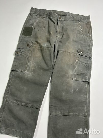 Carhartt cargo work pant distressed usa оригинал