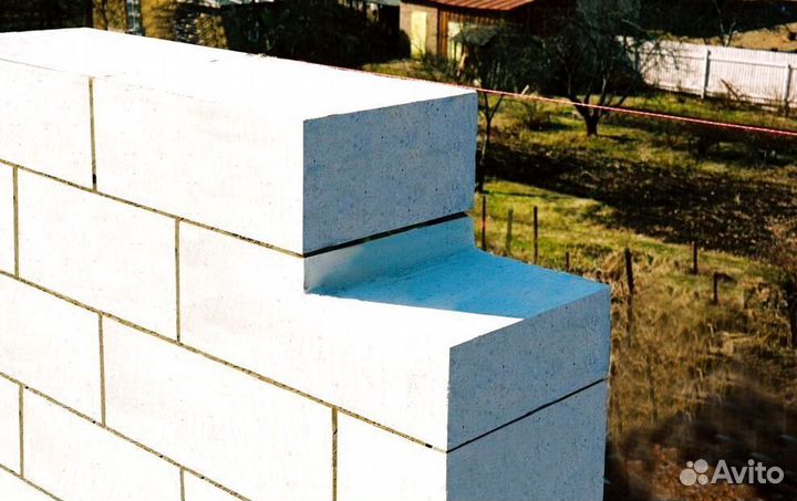 Газобетон 500, (Краслэнд) 150х250х625мм, 48шт, 1.1