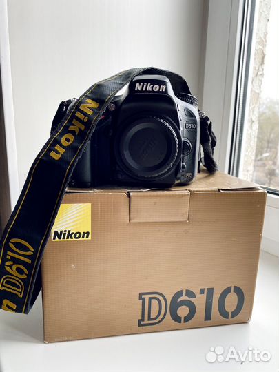 Зеркальный фотоаппарат nikon d610
