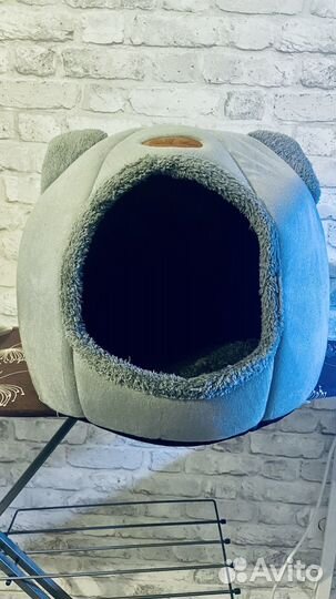 Мягкий домик для кошки или маленькой собаки